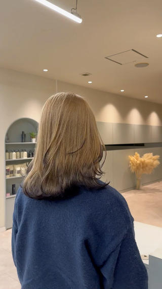 ミディアム 🫧ペール系カラー /デザイン秀喜🫧のヘアスタイル