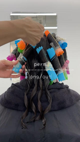 ロング パーマ ボブ/レイヤー/ケア パーマ/リュウタのヘアスタイル