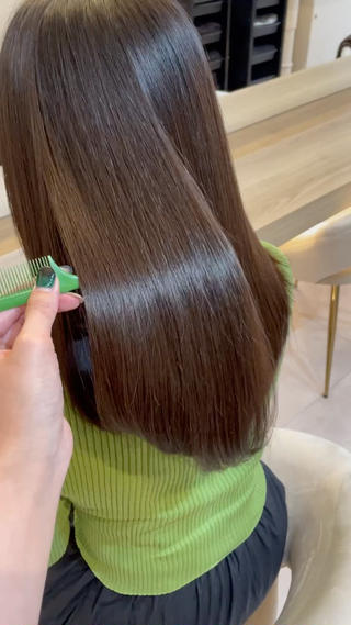 ロング カラー ブリーチ無し透明感 カラー🦕まどかのヘアスタイル