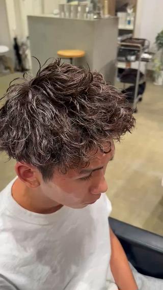 パーマ メンズ 堀場 大生/ メンズ特化/野々市のヘアスタイル