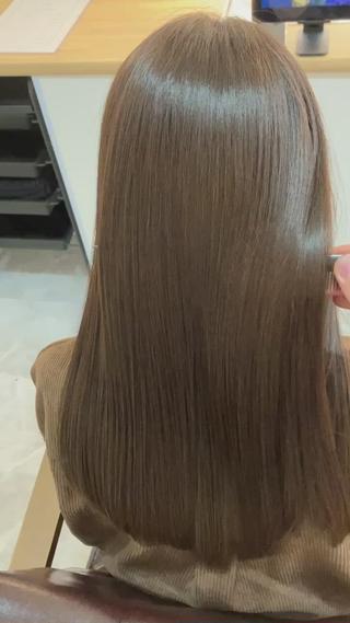 ロング カラー ヘアアレンジ キッズ 関内　髪質改善　特化 re:Magoのヘアスタイル