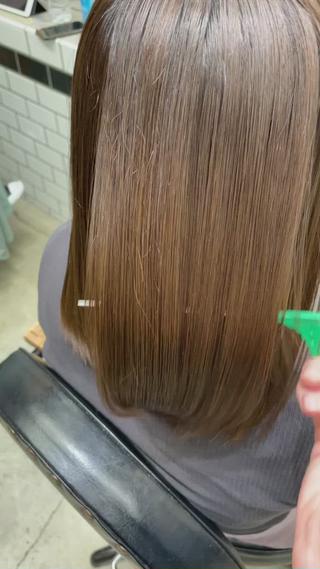 セミロング カラー ヘアアレンジ 🌈本物の髪質改善 森田涼平のヘアスタイル