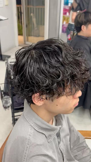 パーマ メンズ 美容研究所 🇰🇷yutoのヘアスタイル