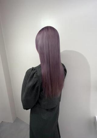 ロング カラー レイヤー・ブリーチ kiyotoshiのヘアスタイル