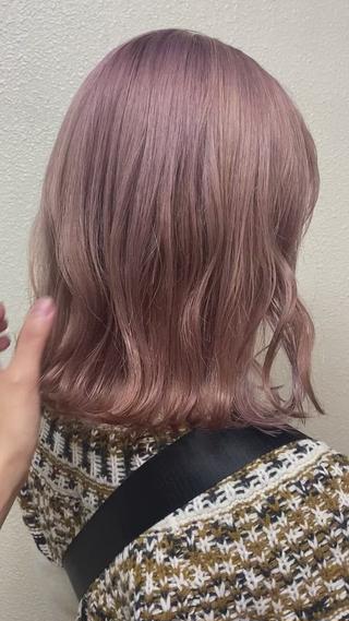 ブリーチ必須
 lavender pink  