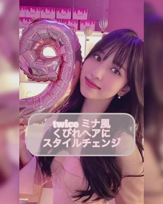 セミロング カラー 映える顔周りカット ♥️韓国ヘア"ちぇるのヘアスタイル