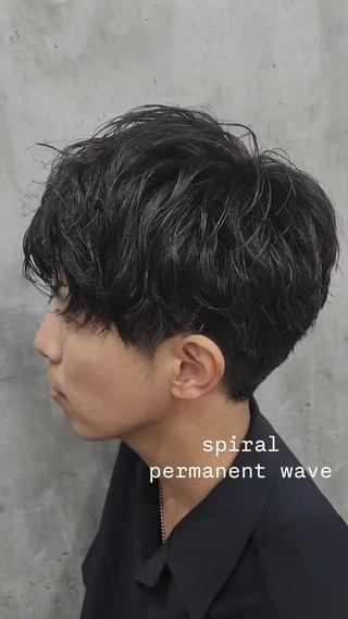 パーマ 🫟メンズパーマ地域 最安値🫟✂藤原のヘアスタイル