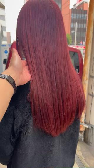 ロング BUCKS所属・坂谷 BUCKS/縮毛矯正のヘアスタイル