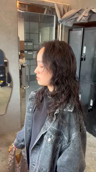 セミロング パーマ Peyp所属・早瀬 裕之のヘアスタイル