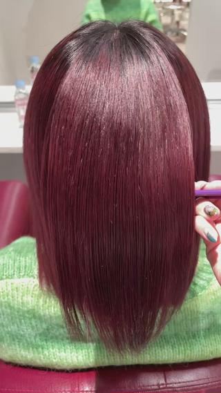 セミロング be flot所属・髪質改善/大阪守口市 🐣Ria‪🐣のヘアスタイル