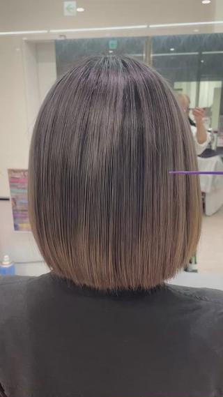ショート カラー be flot所属・髪質改善/大阪守口市 🐣Ria‪🐣のヘアスタイル