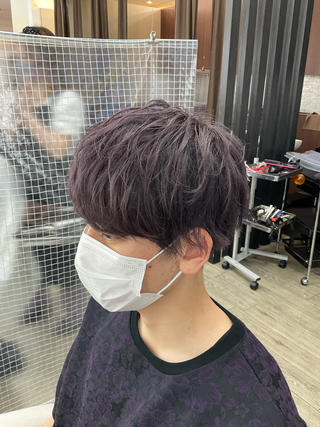 ショート カラー メンズ 市川 博紀 副店長のヘアスタイル