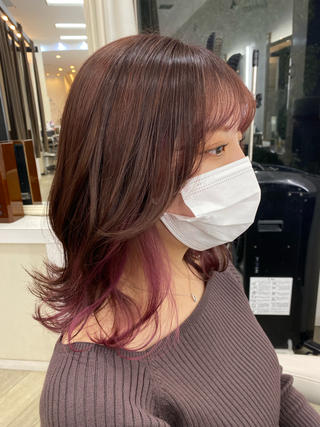 セミロング 市川 博紀 副店長のヘアスタイル