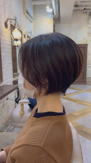 ショート Carina所属・セン北徒歩５分 キシタクのヘアスタイル
