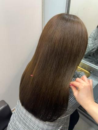 ロング カラー hair atelier OZ桑野店所属・阿佐見 若菜のヘアスタイル