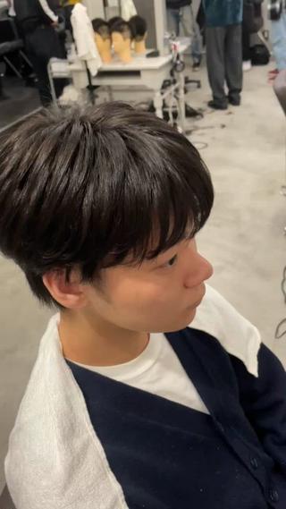 ショート パーマ PERCUT 中島快のヘアスタイル