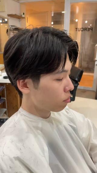 ショート メンズ PERCUT 中島快のヘアスタイル