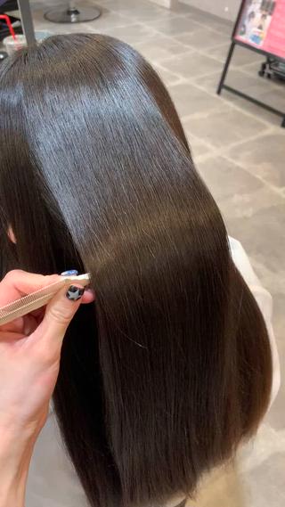 ロング レイヤーカット 西宮北口/みなみのヘアスタイル