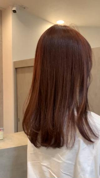 ミディアム レイヤー/ナチュラル 特化西宮北口/みなみのヘアスタイル