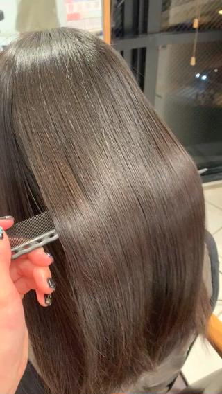 ミディアム レイヤー/ナチュラル 特化西宮北口/みなみのヘアスタイル