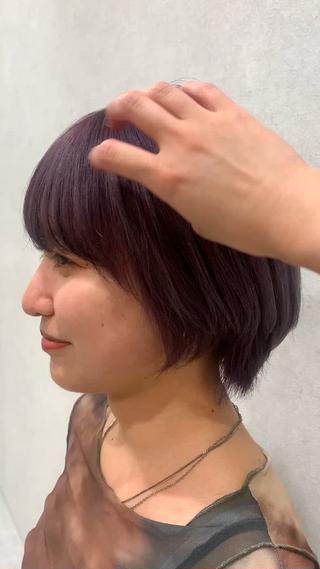 ショート レイヤー/ナチュラル 特化西宮北口/みなみのヘアスタイル