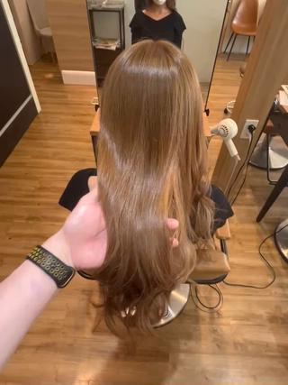 セミロング 🍒艶髪✨ 秋冬🍒モテヘアー✨のヘアスタイル