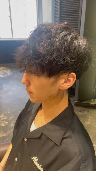 パーマ メンズ 💈神戸メンズ パーマ流基斗💈のヘアスタイル