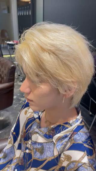 カラー メンズ 💈神戸メンズ パーマ流基斗💈のヘアスタイル
