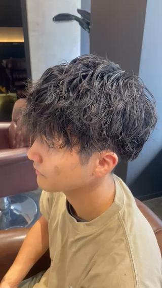 パーマ メンズ 💈神戸メンズ パーマ流基斗💈のヘアスタイル