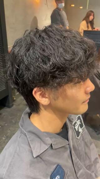 パーマ メンズ 💈神戸メンズ パーマ流基斗💈のヘアスタイル