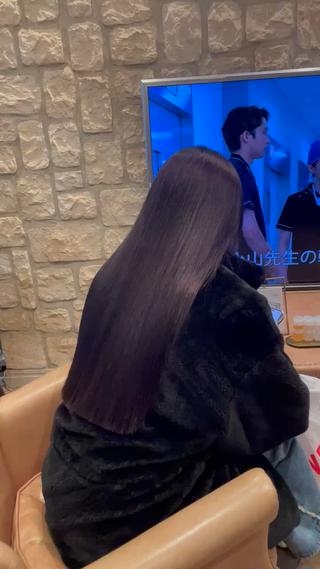 ロング カラー 町田レイヤーカット/ 髪質改善酸性矯正のヘアスタイル