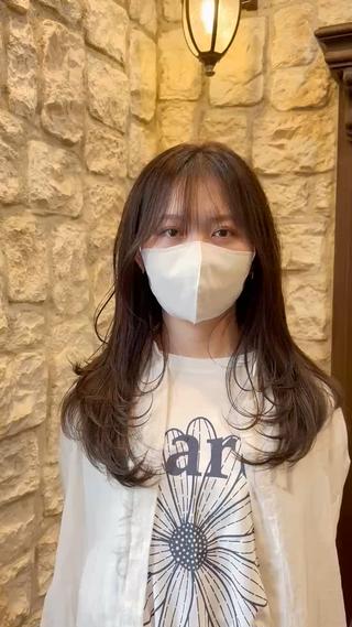 ロング カラー 町田レイヤーカット/ 髪質改善酸性矯正のヘアスタイル