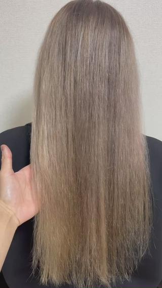 ロング カラー レイヤー/韓国 ハイトーン興津史弥のヘアスタイル