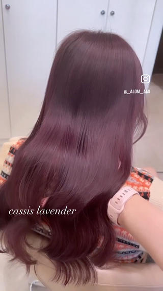 ロング カラー ブリーチなしWカラー 🎀韓国ヘア/amiのヘアスタイル