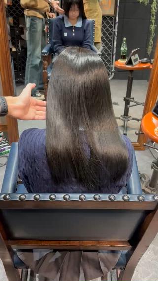 セミロング カラー 髪質改善/ベージュ 🍀【ヒロム】🍀のヘアスタイル