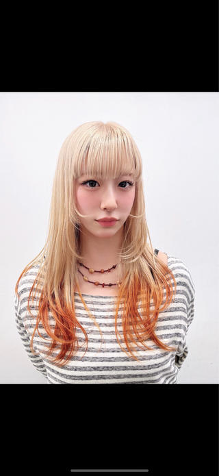 ロング カラー 🫧ハイトーン特化 🐺矢島タツキ🐺のヘアスタイル