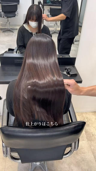 ロング salowin 原宿店所属・髪質改善ULTOWA 縮毛矯正モリムラのその他イメージ