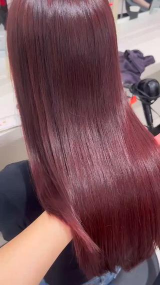 カラー 暖色艶カラー 優 音 🍓のヘアスタイル