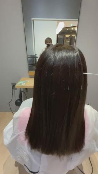 髪質改善で
ツヤツヤになります。 