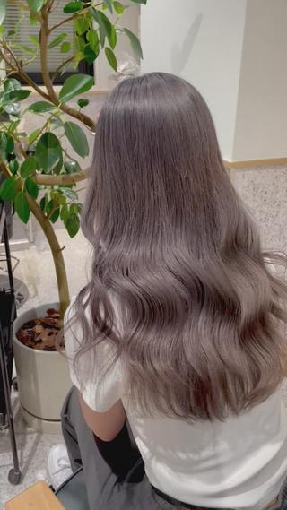 セミロング カラー ヘアアレンジ トレンドlayer cut💐mihoのヘアスタイル