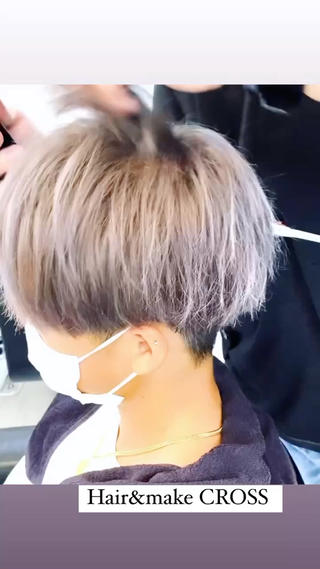 ショート カラー メンズ YURI ✨のヘアスタイル