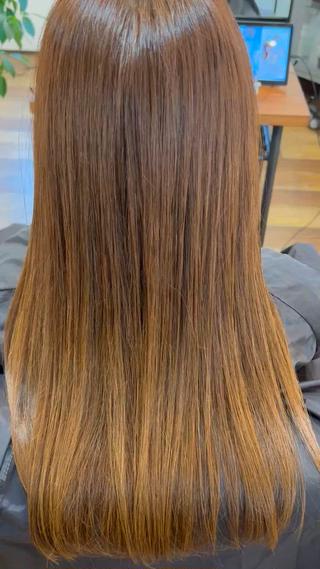 トリートメントですが、ブローなしでこの状態です！ 