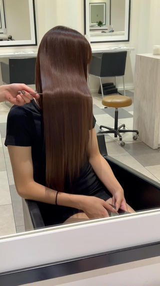 ロング カラー K-two名古屋所属・メンズカット 中原優美のヘアスタイル