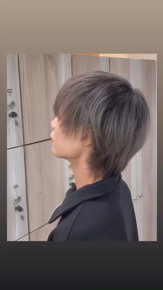 ミディアム Go today shaire salon所属・BLEACH 🟥 PERM 天神🏆のヘアスタイル