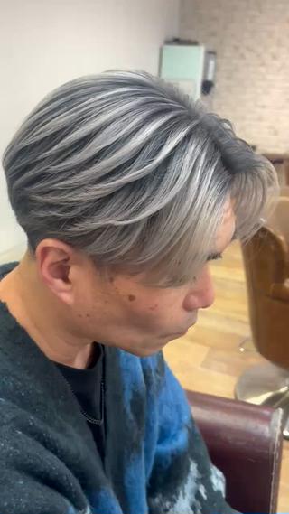 メンズ ハイーンカラー/外国 人風カラー/ミノリのヘアスタイル