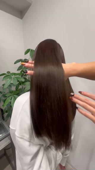 ロング カラー JIN/暖色カラー /髪質改善/艶髪のヘアスタイル