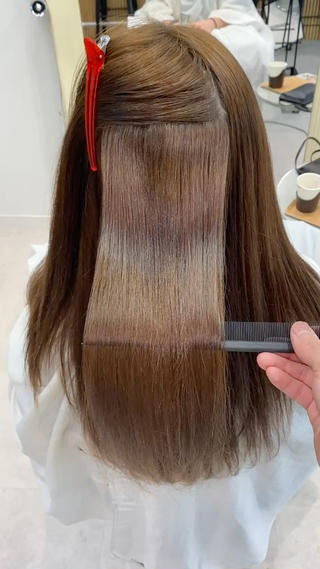 癖やうねりやアホ毛を撃退!髪質改善ストレート