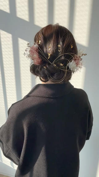 成人式ヘア 
