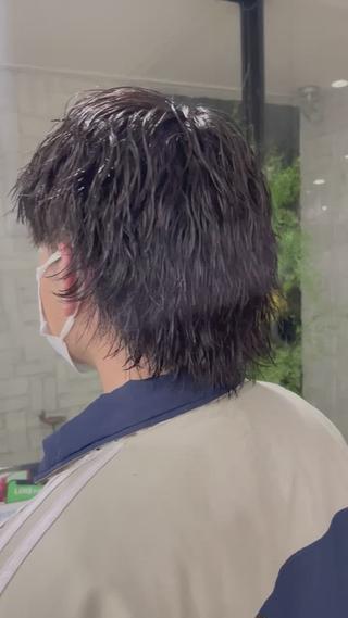 パーマ メンズ アタ ムのヘアスタイル