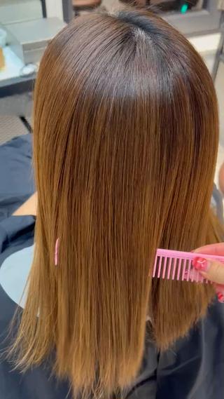梅田／髪質改善カラー caho💙のヘアスタイル